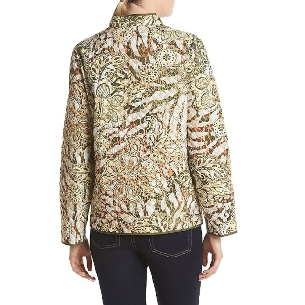 Alfred Dunner Women's Reversible Printed Jacket - Picture 3 of 9